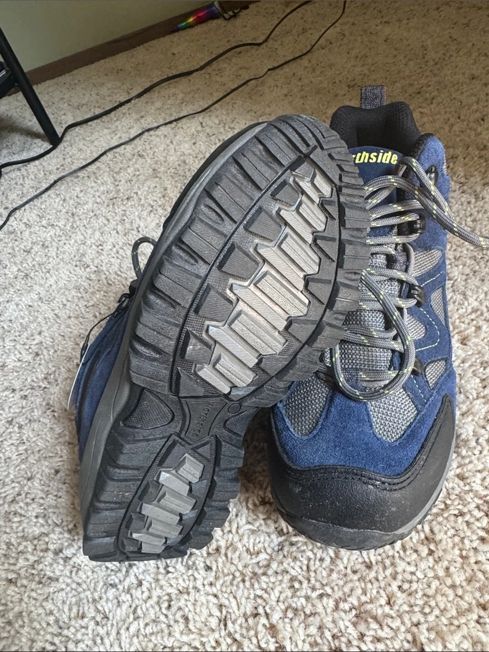 Northside Men's Navy and Gray Trail Boots